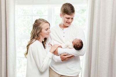 in home lifestyle newborn session