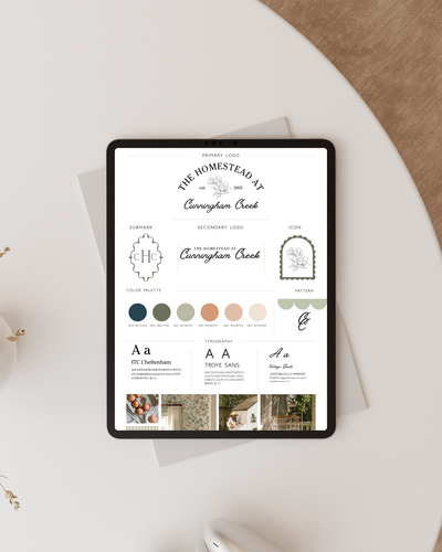 A brand photography book of a wedding