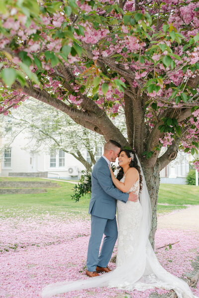 DMV Spring Cherry Blossom Wedding Photos