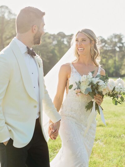 bride and groom portrait