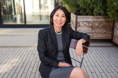 Professional headshot of speaker, author