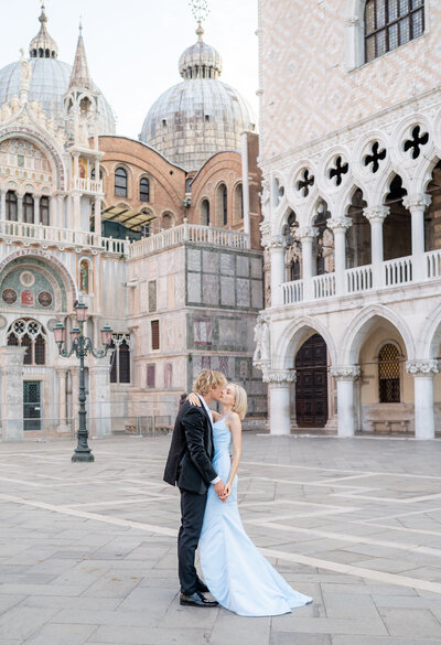 Engagement session in Venice, Italy with Alisha Cory Photography