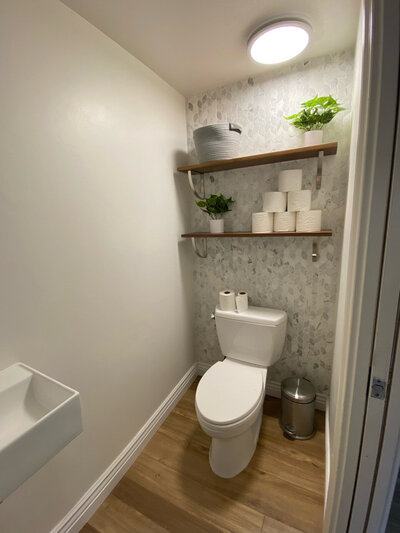 Shellflower Bathroom design by SJ Design and Build