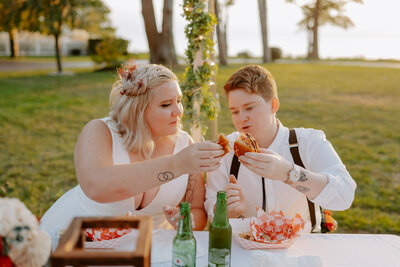 Michigan Wedding Couple Photograph