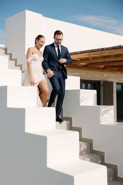 Luxury wedding at Paros island by Nikos Pandazaras
