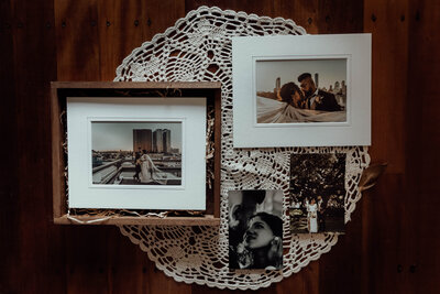 Print collection by Liss Flare Photography, custom wooden box and artboard prints