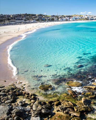 Stock image of Bondi Beach to show the example property was located in this area. 