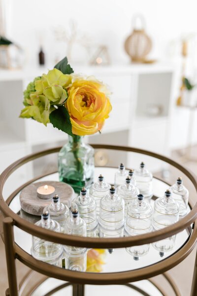 Elegant cupping therapy tools, ready to restore balance and well-being