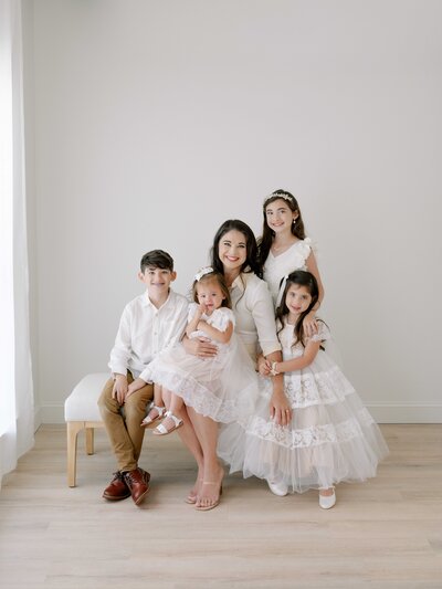 Family studio photography sessions in Vancleave, Mississippi.