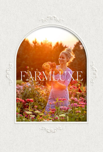 Luxury Floral Branding for Farmluxe