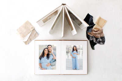 heirloom photo album with fine art prints