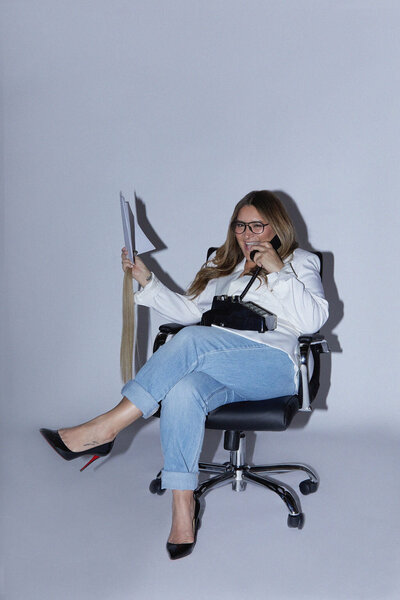 A thriving hair salon after implementing business coaching strategies for hair stylists.