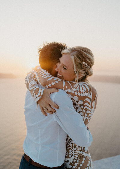 Santorini Greece Elopement