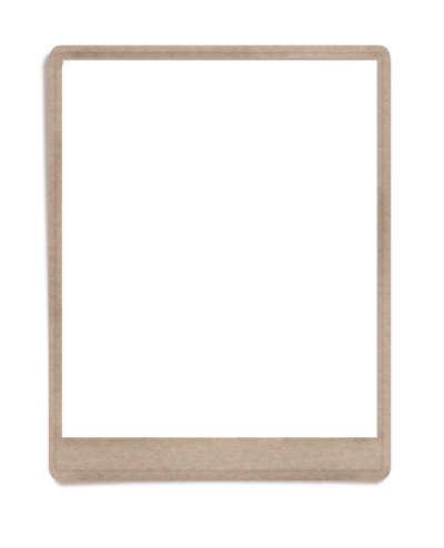 A blank digital tablet with a beige frame on a transparent background, ideal for family photography displays in Pittsburgh, PA.