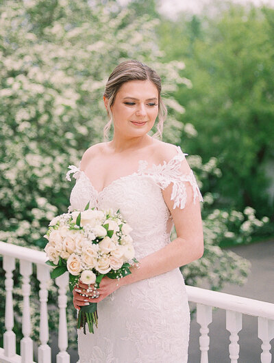 bride at norland historic estate