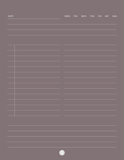 Notebook No 10 Digital Planner by Click 2 Plan-155