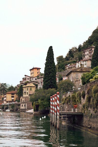 Riva cruising in Lake Como