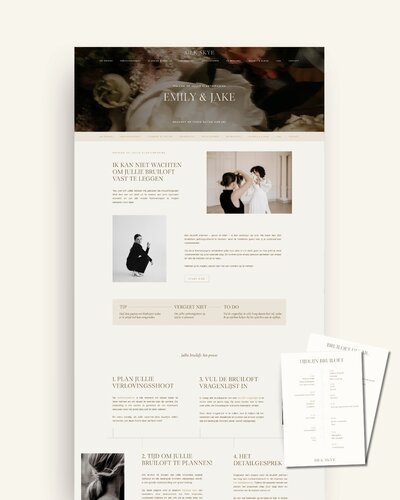Showit Client Lounge Templates for Photographers