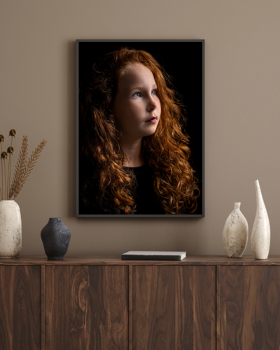 Fine art print met meisje