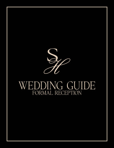Formal Style Wedding Reception Guide for the Sepulveda Home