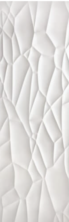 White tile with abstract texture.