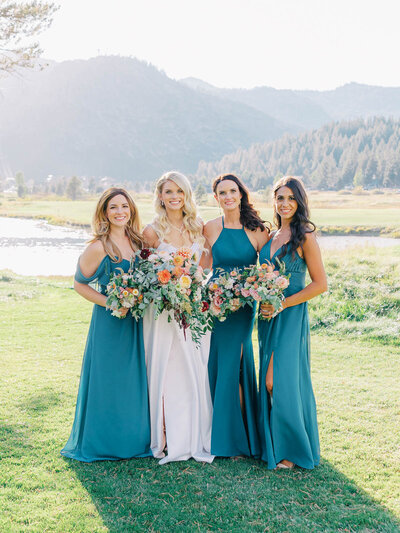 Lake Tahoe Mountain Wedding at Everlibe Resort Bridesmaids Photos