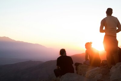 Friends Hiking Addiction Recovery Sober Living Albuquerque Project Basecamp