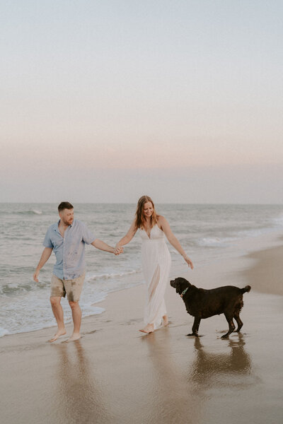 Beach Sunset Engagement Session
