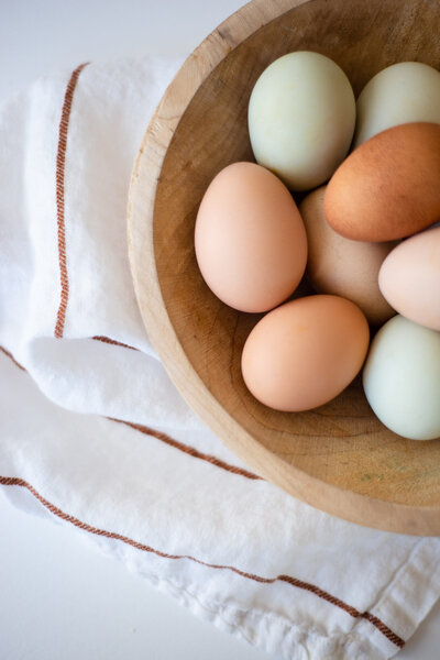 eggs in a bowl