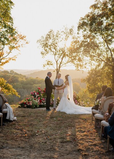 Corey Mady Seager outdoor wedding Tennessee