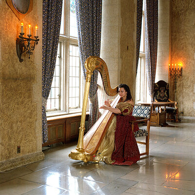 Harp Angel - Harpist, classical wedding musician based in Calgary, BC. Featured on the Brontë Bride Vendor Guide.