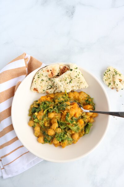 Butternut, Kale and Chickpea Curry