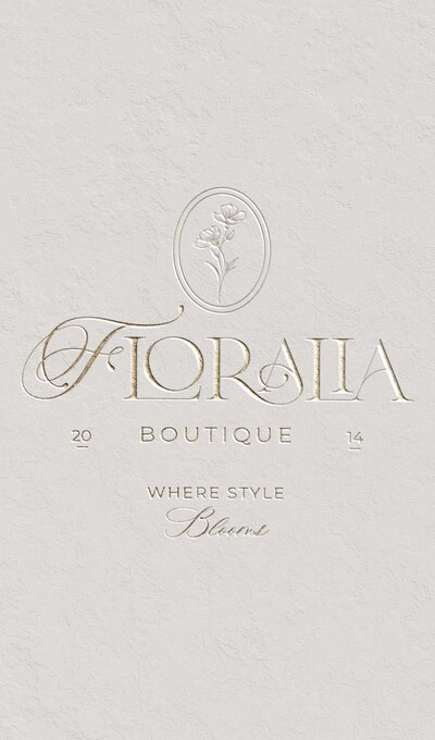 Hand Drawn Floral Logo and Branding