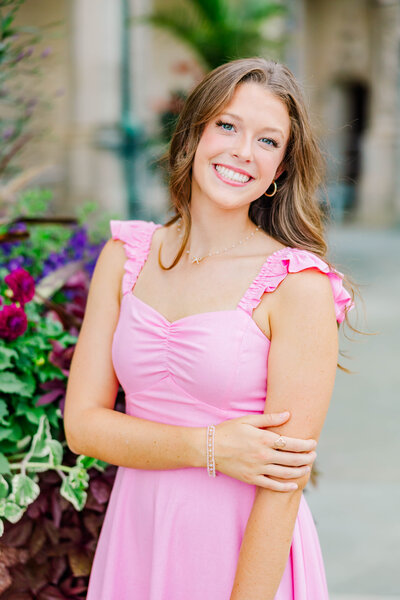 biltmore estate senior portraits in asheville, north carolina photographed by Tracy Waldrop Photography