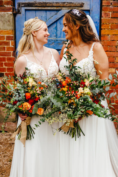 Confetti wedding photo at Coleshill Church