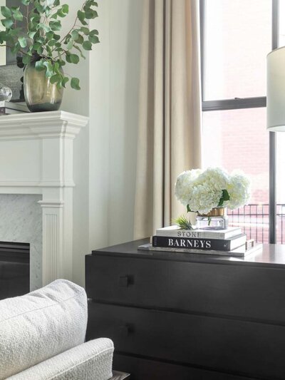 luxury sidetable in living room