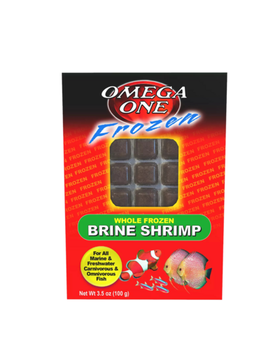 Omega frozen brine shrimp betta food
