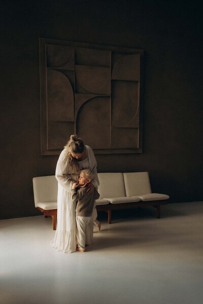 Motherhood shoot in de natuur Hashtaguniq