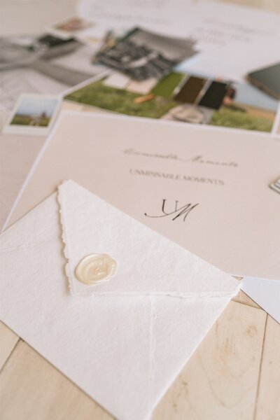 Unmissable Moments founder Hannah brand shoot logo papers