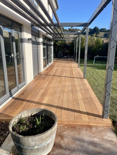 wooden decking