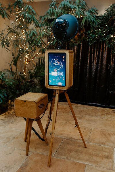 Premium party entertainment modern wooden photo booth hire for Gloucester corporate events, weddings, private parties, brand launches and more