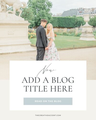 instagram post design for new blog post