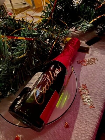 Live Calligraphy at Moët Hennessy Festive Showcase