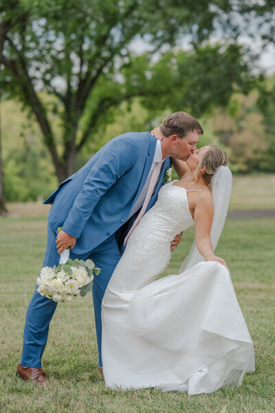 Bride and groom for their wedding portraits by Nashville wedding photographer Michelle Scharfman