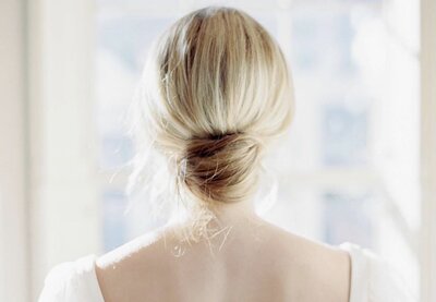 back of hairstyle bun