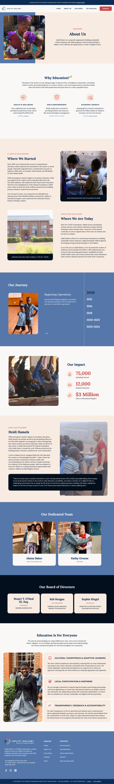 Humankind | Nonprofit Website Templates & Design