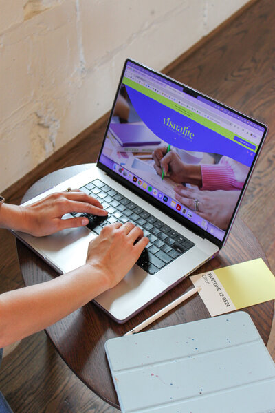 Starter branding package including logo design, social media templates, and foundational branding materials for small business owners.
