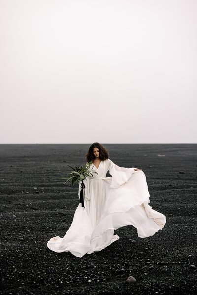 Edgy adventure bridal portraits