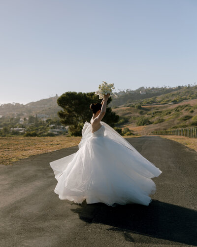 Ocean view wedding at Catalina View Gardens in Palos Verdes, California - 7