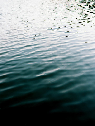 Ripples in the water in Stevensville, Maryland